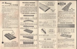 1953 Advertising Flyer Drew's Sporting Goods Cedar Rapids IA Tru-Scale Models