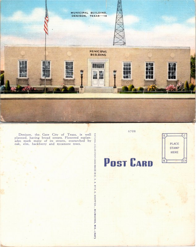 Municipal Building, Denison, Texas (23813