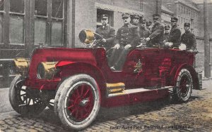 Lowell Massachusetts Auto Fire Patrol Vintage Postcard AA32301