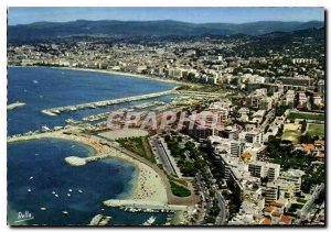 Modern Postcard The French Riviera Cannes General view on the Palm Beach hote...