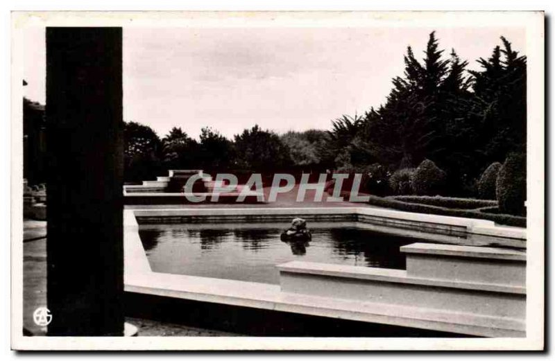 Morocco Mazagan Old Postcard basins Lyautey park