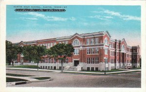 Postcard Austin High School Austin TX