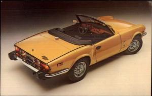 Triumph Spitfire Convertible Car 1970 Postcard