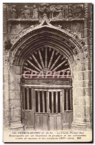 Old Postcard Perros Guirec The Clarity South Portal