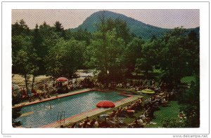 STE. MARGUERITE, Quebec, Canada; A Water Ballet, Swimming Pool, Alpine Inn, N...