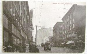 UPPER SECOND AVENUE BON MARCHE STORE SEATTLE WASHINGTON ANTIQUE 1911 POSTCARD