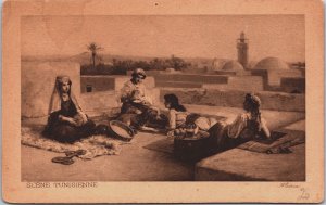 Tunisia Scene Tunisienne Vintage Postcard C156