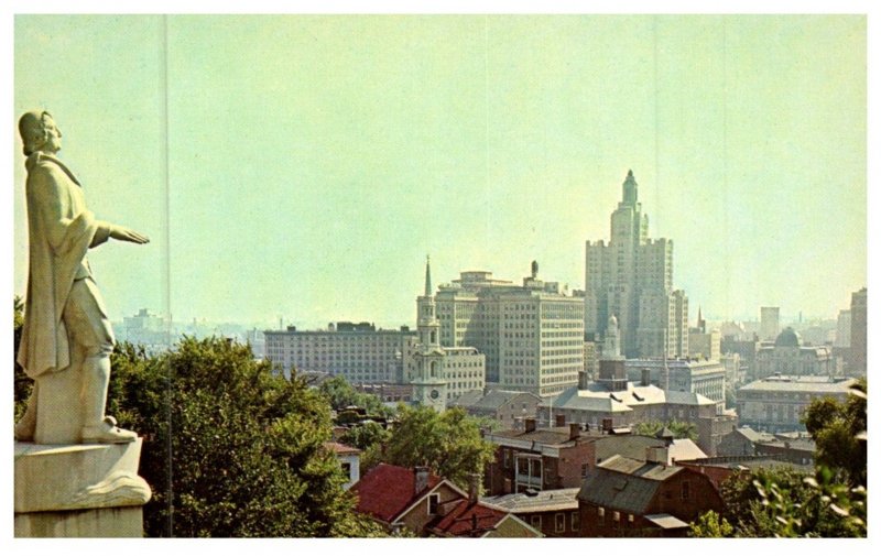 Rhode Island Providence ,  Aerial view from Prospect Terrace