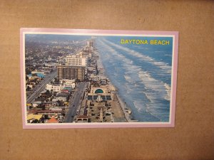 1970's Daytona Beach, Florida Aerial View Chrome Postcard