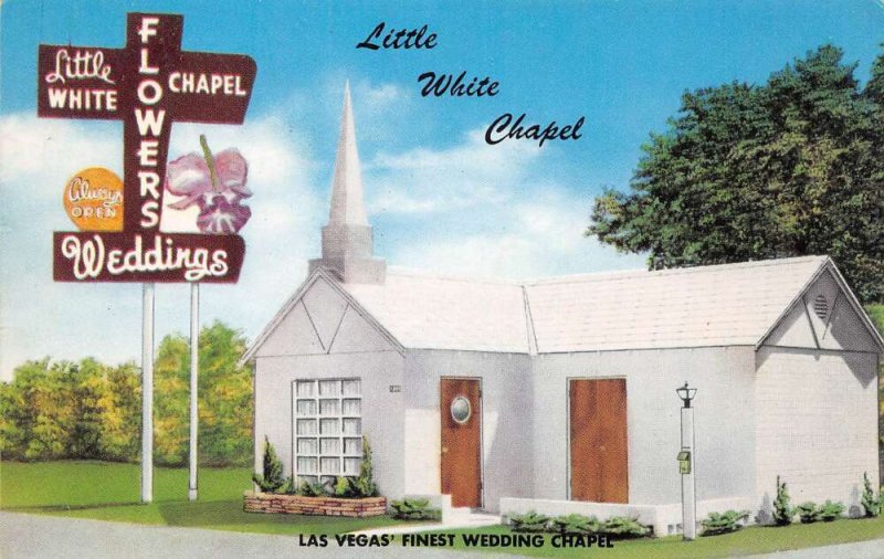 Las Vegas Nevada Little White Chapel Exterior, Color Photochrome PC U2729