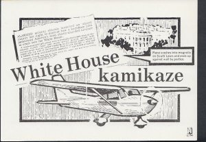 Headline Postcard - Kamikaze Pilot, Frank Corder at The White House RR2650