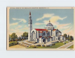 Postcard National Shrine Of The Immaculate Conception, Washington, D. C.