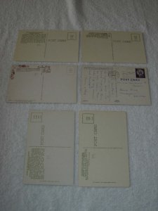 Mobile AL - Lot Of 6 Great Vintage Postcards - x0512