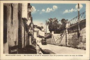 Beaucaire France Rue Danton c1920 Postcard