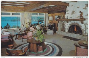 Interior Manoir Saint-Castin , Lac Beauport , Quebec , Canada , 50-60s