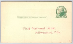 Oshkosh Wisconsin~Exchange Bank Postal~H Eilers Cashier~1916