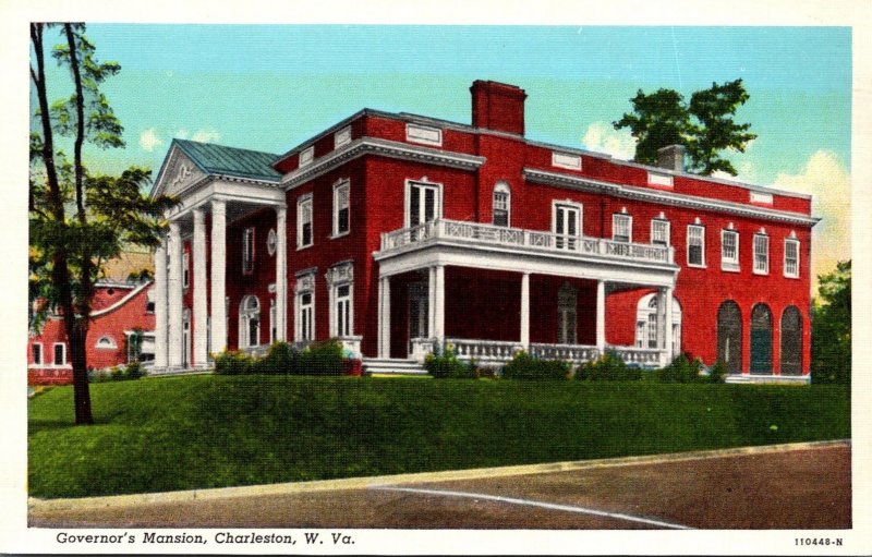 West Virginia Charleston Governor's Mansion Curteich