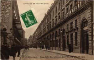 CPA BESANCON - Rue de la Republique - Hotel de l'Europe (486834)