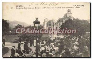 Old Postcard Lons Le Saunier Les Bains Etablissement Thermal casino