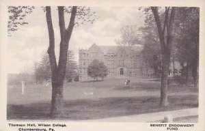 Pennsylvania Chambersburg Thomson Hall Wilson College Albertype