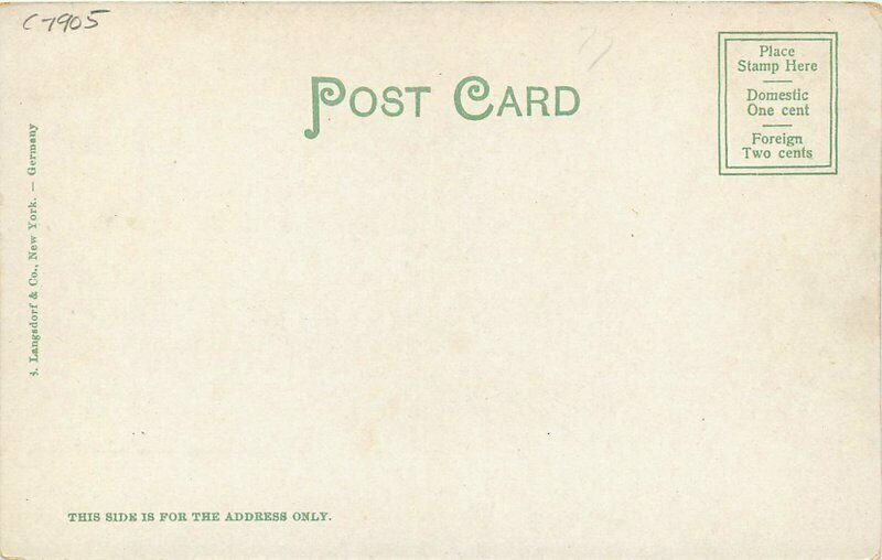 Birdseye Providence River Rhode Island Hayden Langsdorf C-1905 Postcard 20-2268