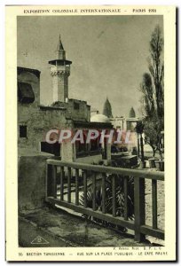 Old Postcard Paris International Colonial Exposition in 1931 Tunisian Section...