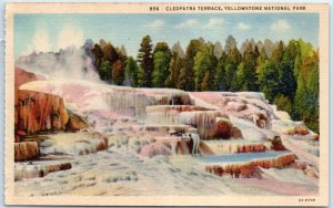 Postcard - Cleopatra Terrace, Yellowstone National Park, Wyoming, USA