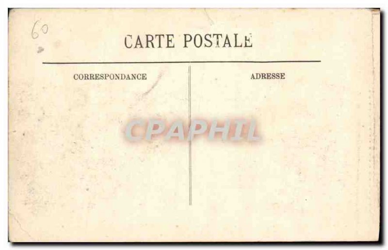 Old Postcard Chantilly Chateau la Facade North East