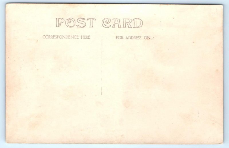 RPPC TYNDALL, South Dakota SD HIGH SCHOOL ca 1910s Bon Homme County Postcard United States