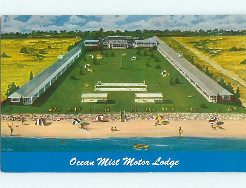 Unused Pre-1980 OCEAN MIST MOTEL Cape Cod - Bass River Massachusetts MA s3189