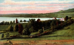 Maine Canton Lake Anasagunticook 1912