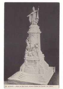 Francois de Laval Monument, Quebec City, Antique ND Phot Postcard