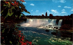 Canada Niagara Falls American Falls From Queen Victoria Park 1958