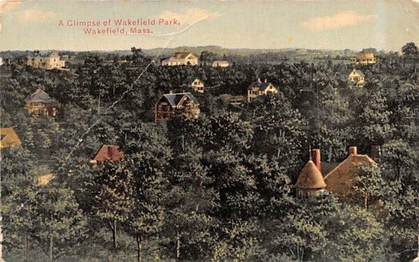 A Glimpse of Wakefield Park in Wakefield, Massachusetts