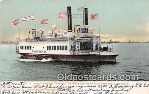 Ferry Steamer Ramona Coronado, CA USA Ship 1907 