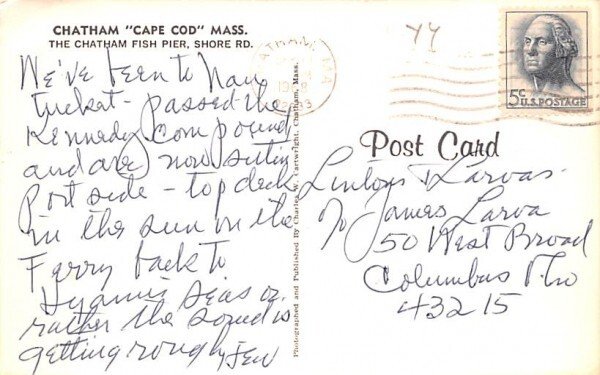 The Chatham Fish Pier Massachusetts Postcard
