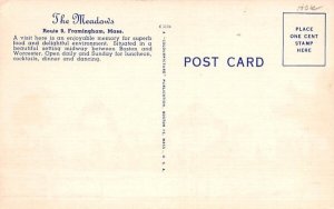 The Meadows Framingham, Massachusetts Postcard