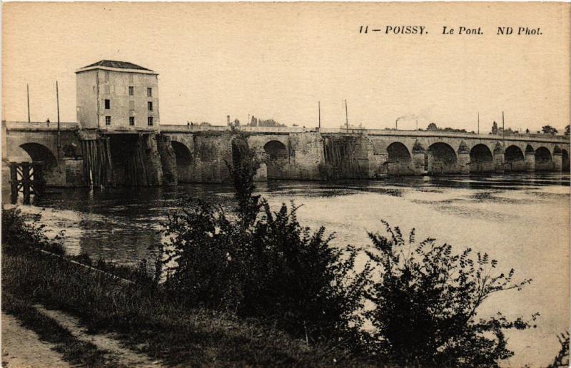 CPA POISSY - Le Pont (453210)