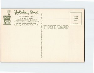 Postcard Holiday Inn Allendale North Carolina USA