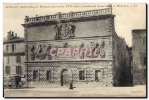 Old Postcard Old Avignon Hotel Des Monnaies built in the 17th Music Conservatory