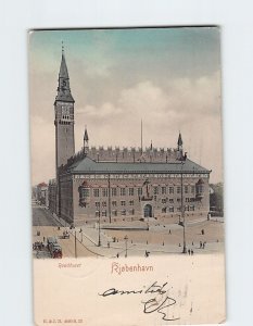 Postcard Copenhagen City Hall Copenhagen Denmark