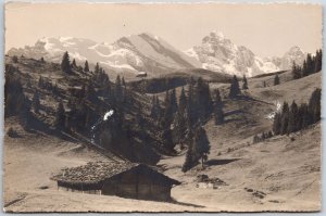 Murren Winteregg Cschingelspiz Gspaltenhorn Buttlassen Switzerland Postcard