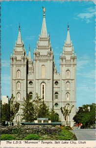 The LDS Mormon Temple Salt Lake City Utah Postcard PC475