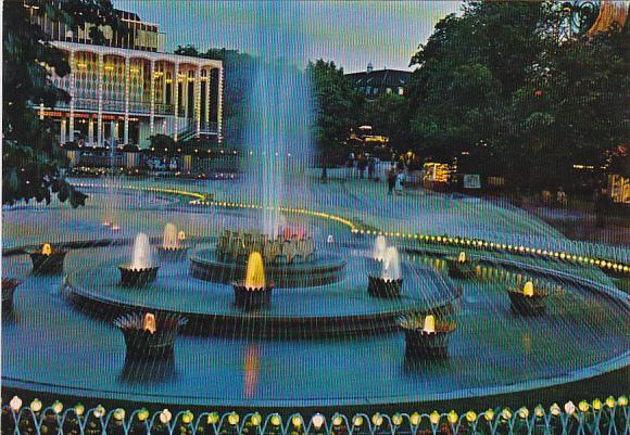 Denmark Copenhagen Tivoli The Fountain