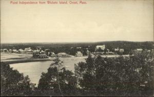 Onset Cape Cod MA Point Independence From Wicket Island c1910 Postcard