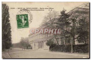 Old Postcard Bois de Boulogne From Garden Fetes room d & # 39Acclimatation