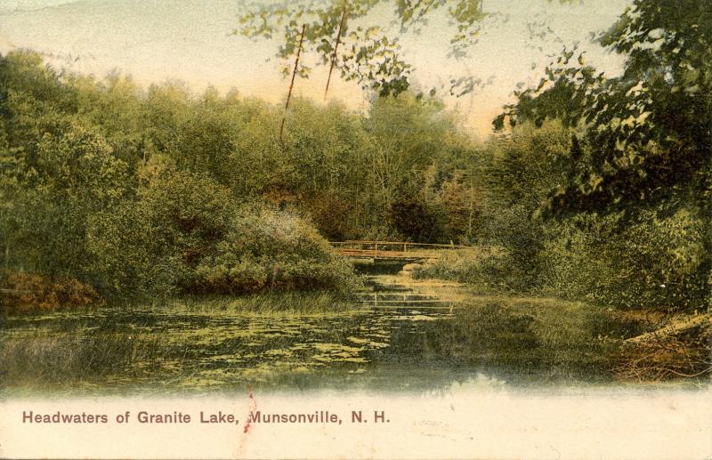 NH - Munsonville. Headwaters of Granite Lake