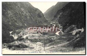Old Postcard Cauterets Route Pierrefitte