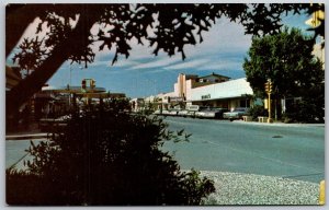 Vtg Littlefield Texas TX Downtown Street Scene 1970s View Old Chrome Postcard