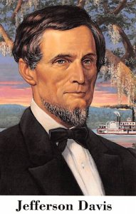 Jefferson Davis Civil War Postcard